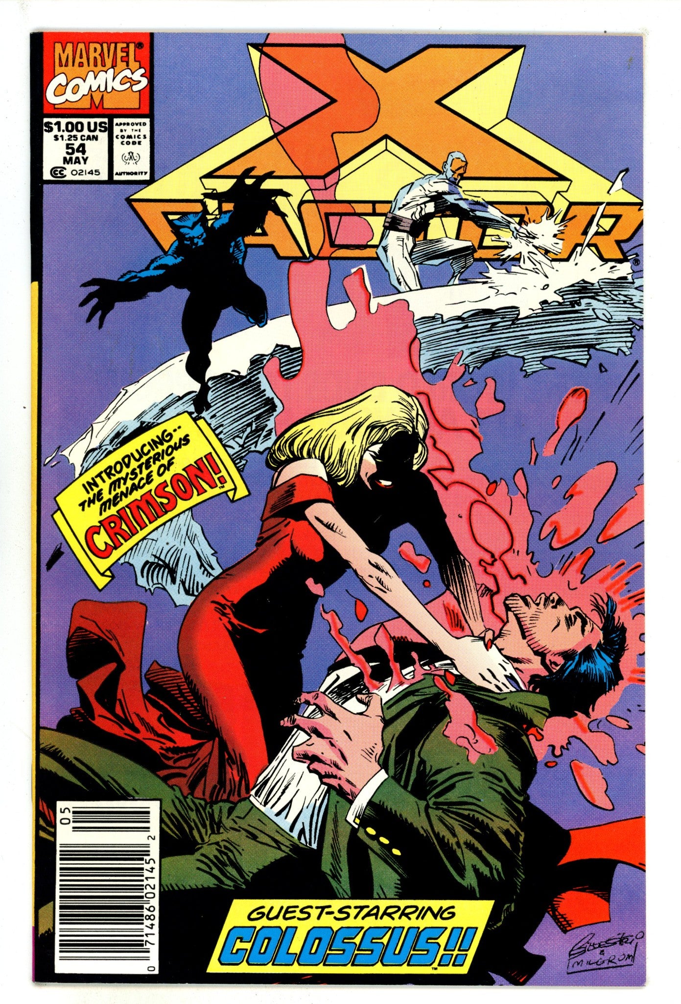 X-Factor Vol 1 54 High Grade (1990) Newsstand 