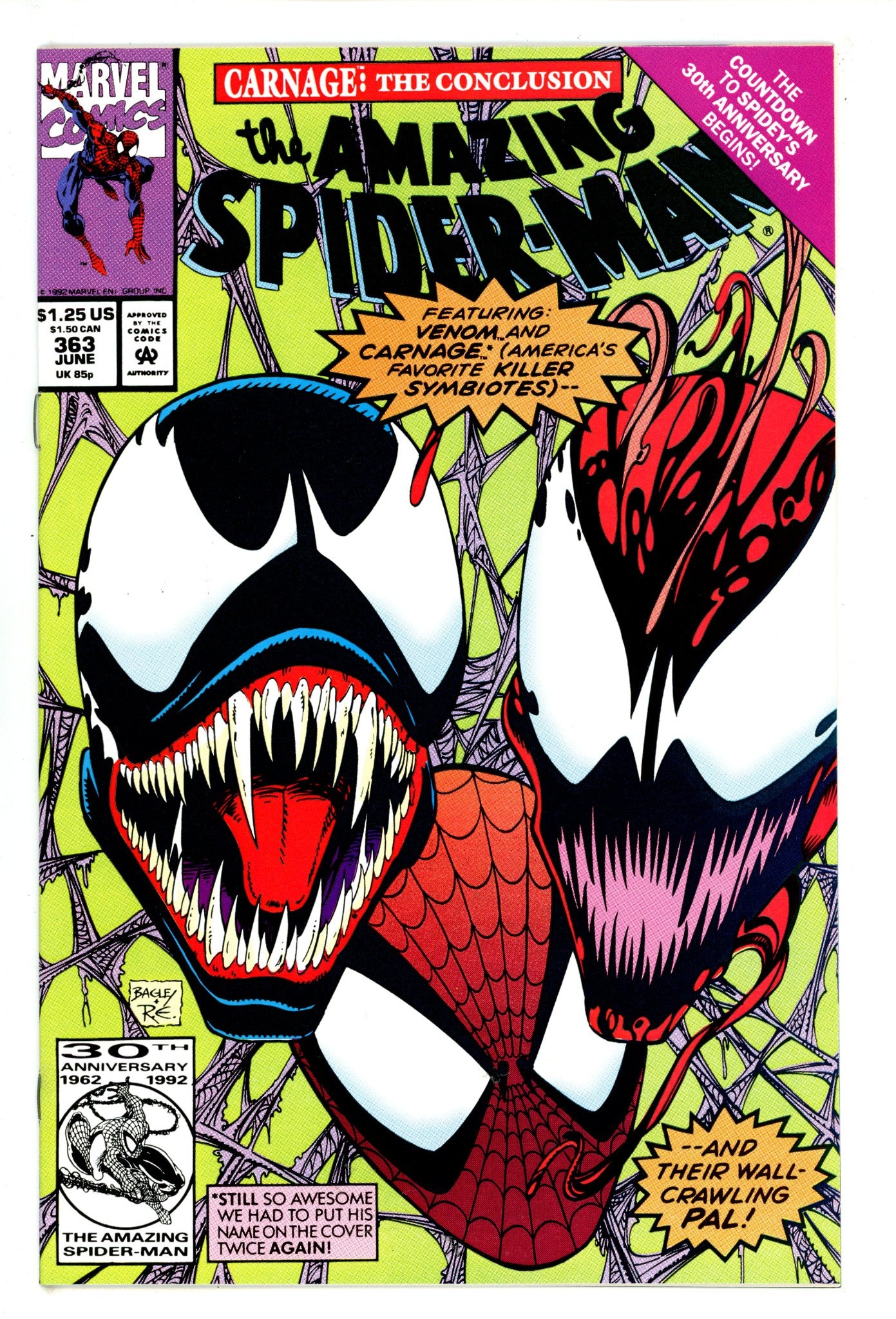 The Amazing Spider-Man Vol 1 363 VF (8.0) (1992) 