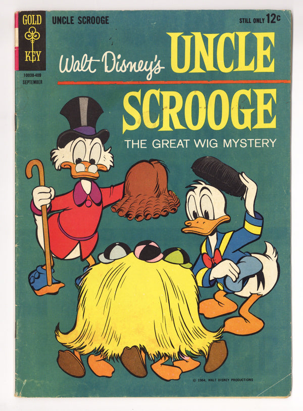 Walt Disney Uncle Scrooge 52 VG+ (4.5) (1964)