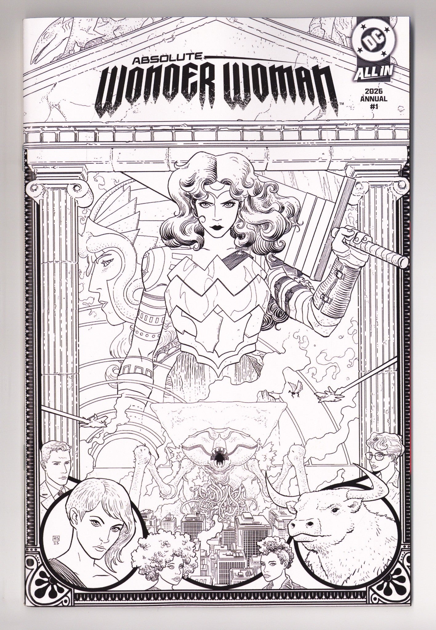 Absolute Wonder Woman Annual  1 Sherman  2nd Print B&W Variant   (2026)
