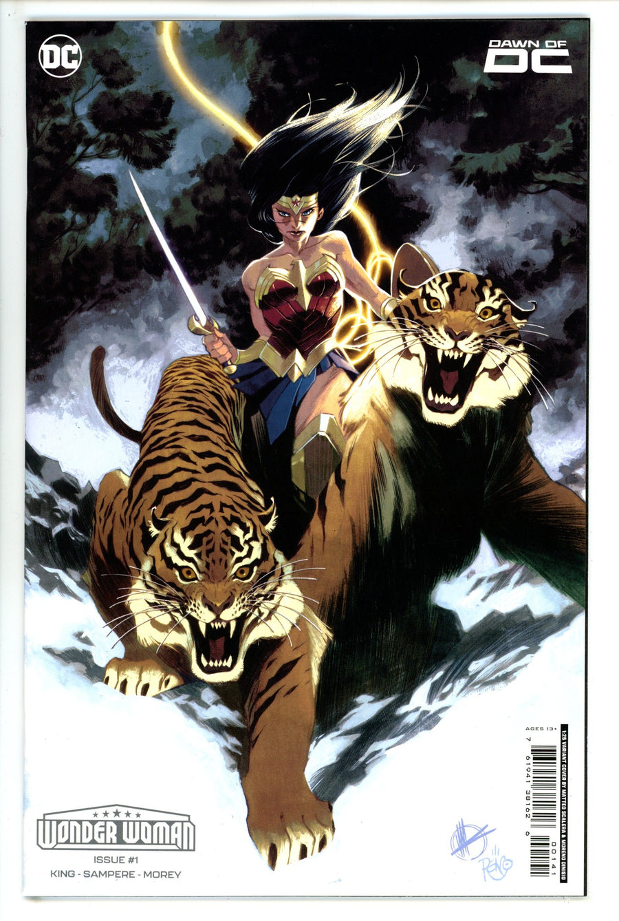 Wonder Woman Vol 6 1 Scalera Incentive Variant NM+ (2023)