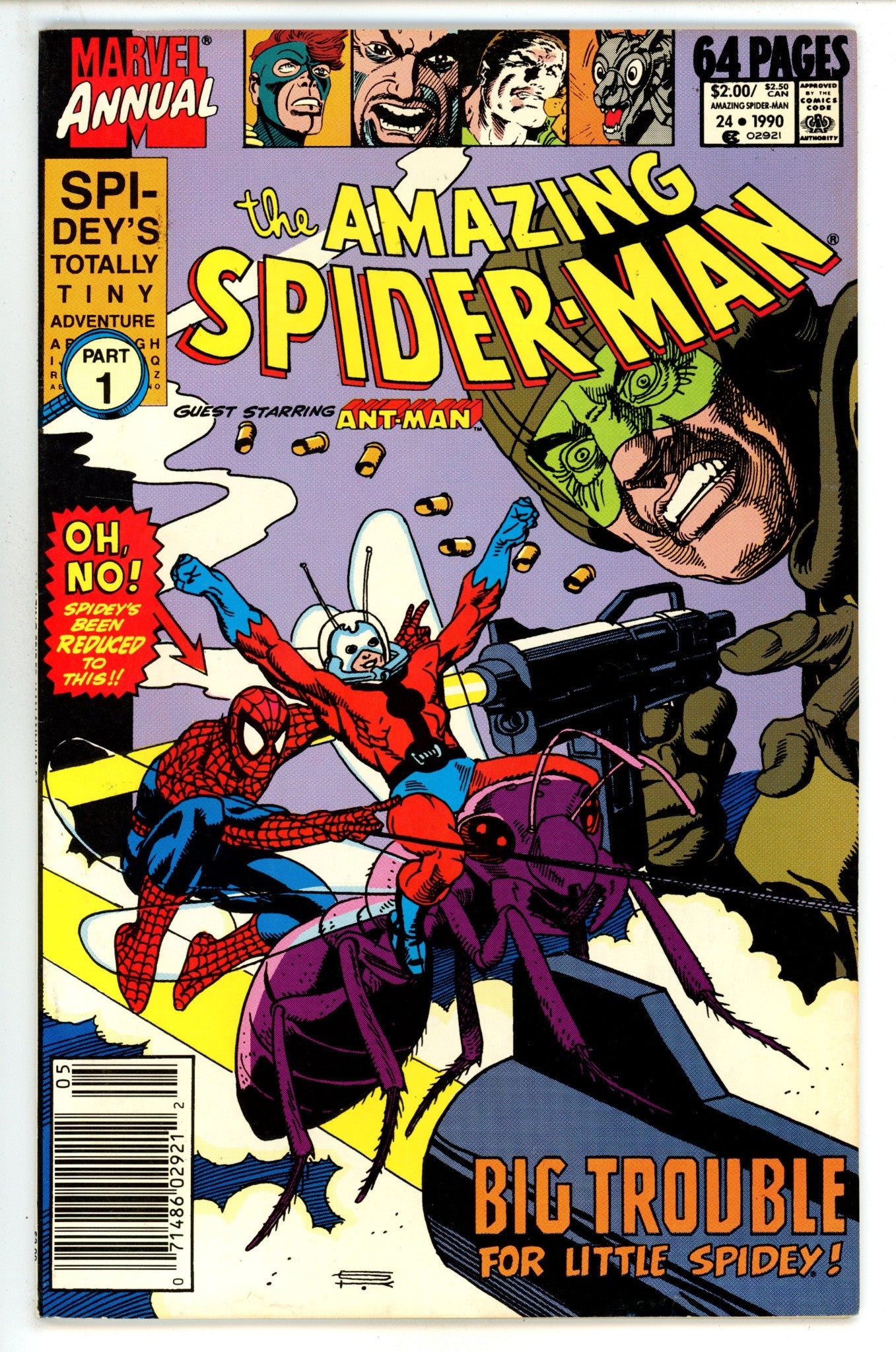 The Amazing Spider-Man Annual Vol 1 24 FN (6.0) (1990) Newsstand 