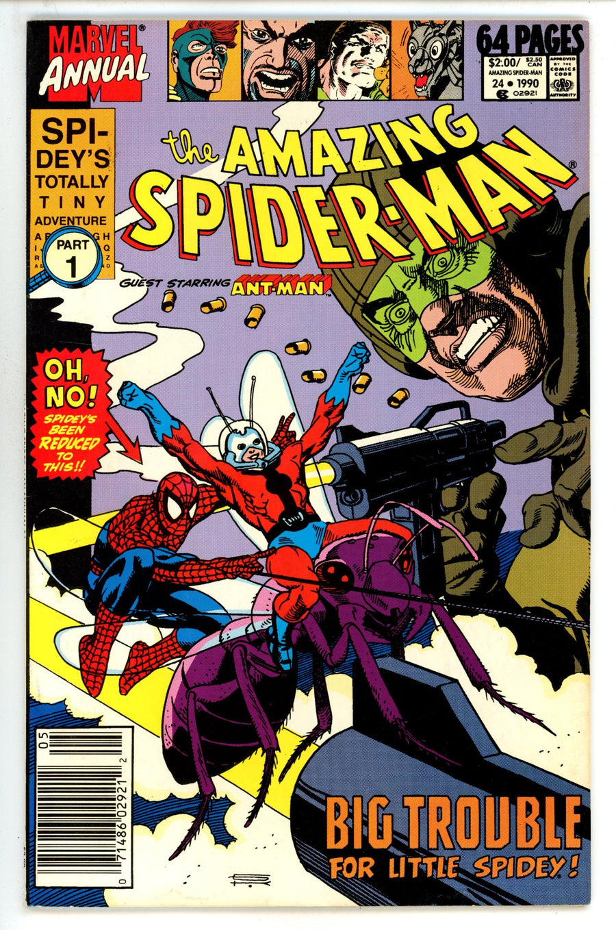 The Amazing Spider-Man Annual Vol 1 24 FN (6.0) (1990) Newsstand 