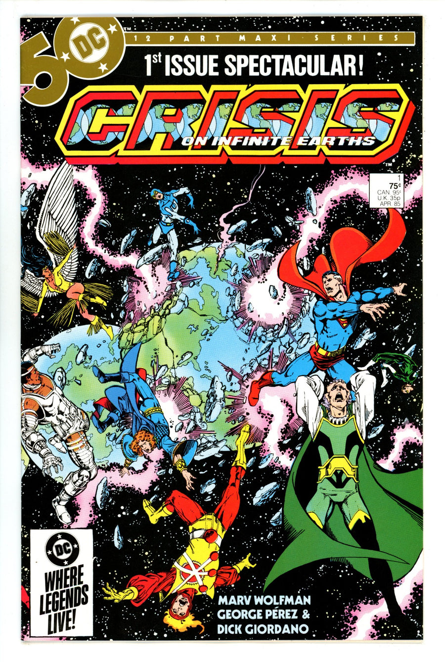 Crisis on Infinite Earths 1 VF+ (8.5) (1985) 