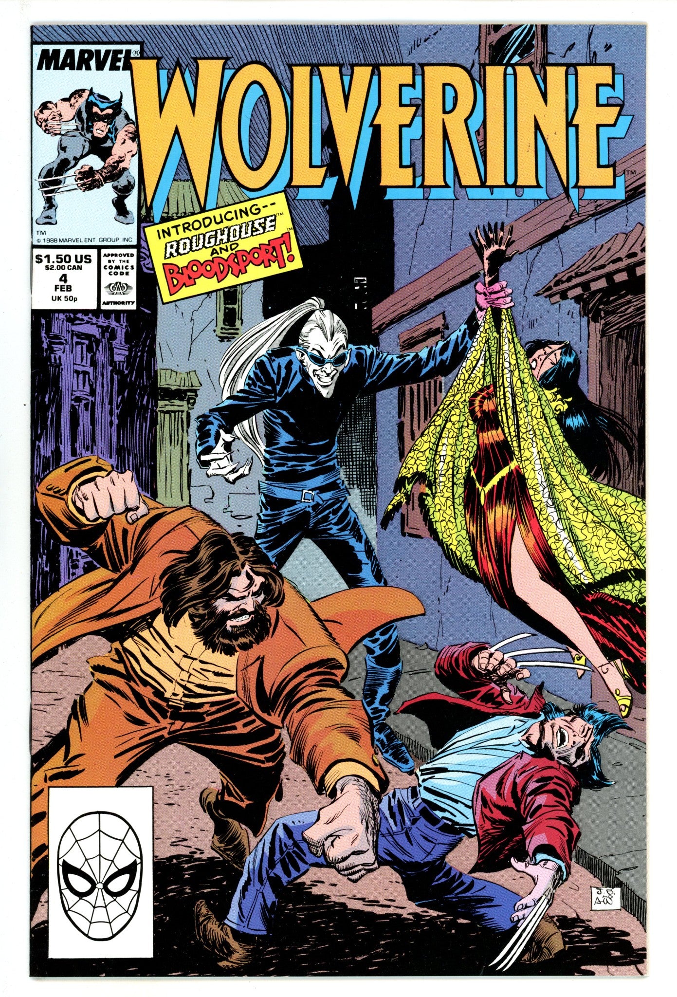 Wolverine Vol 2 4 VF+ (8.5) (1989) 