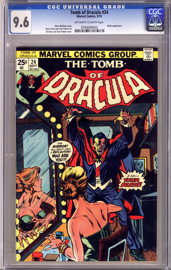 Tomb of Dracula Vol 1 24 CGC 9.6 (1974)