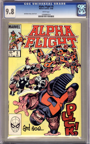 Alpha Flight Vol 1 5 CGC 9.8 (NM/M) (1983) 