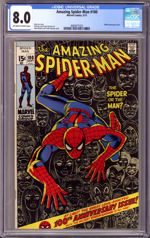 The Amazing Spider-Man Vol 1 100 CGC 8.0 (VF) (1971)