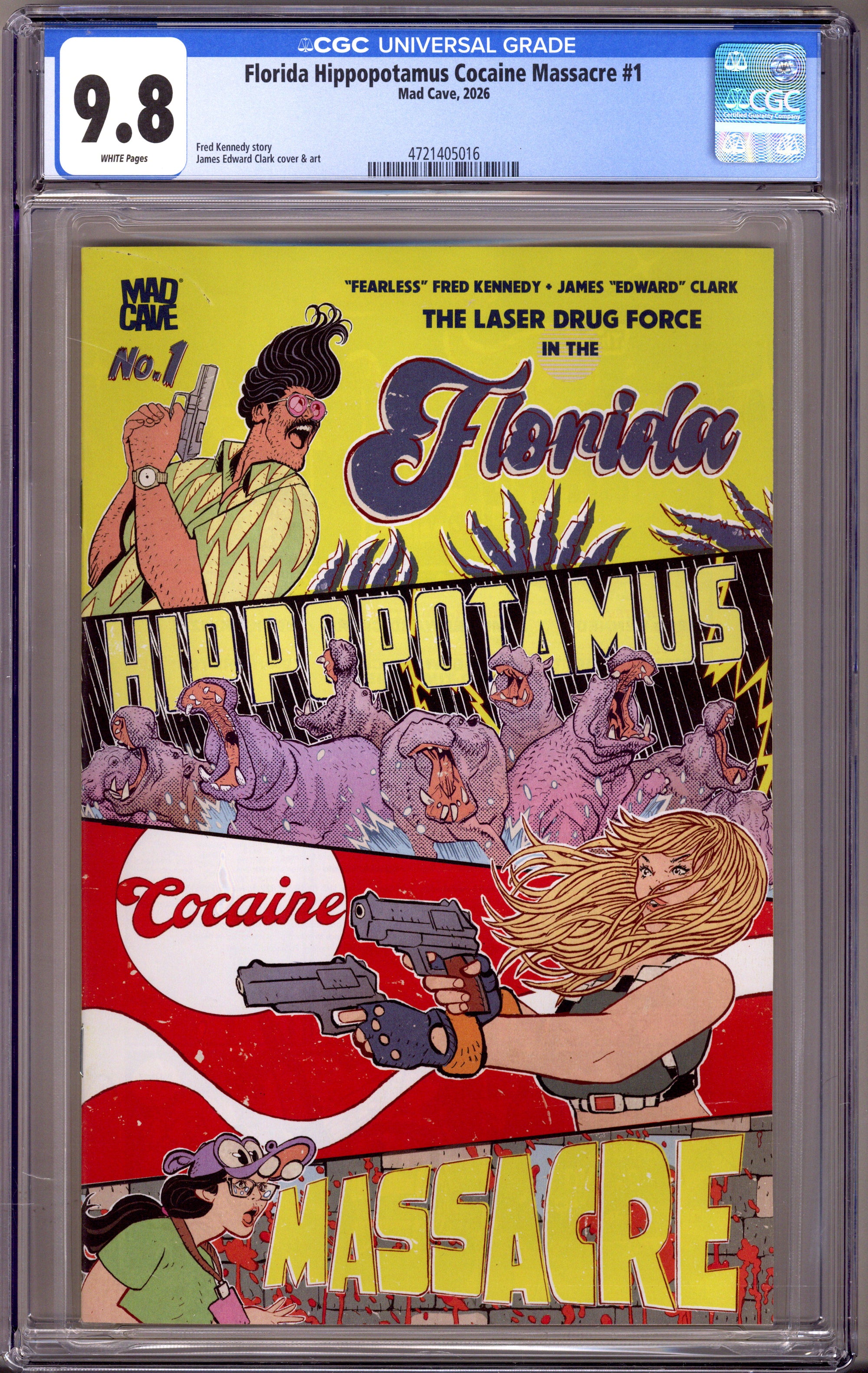 The Florida Hippopotamus Cocaine Massacre 1 CGC 9.8 (NM/M) (2026) 