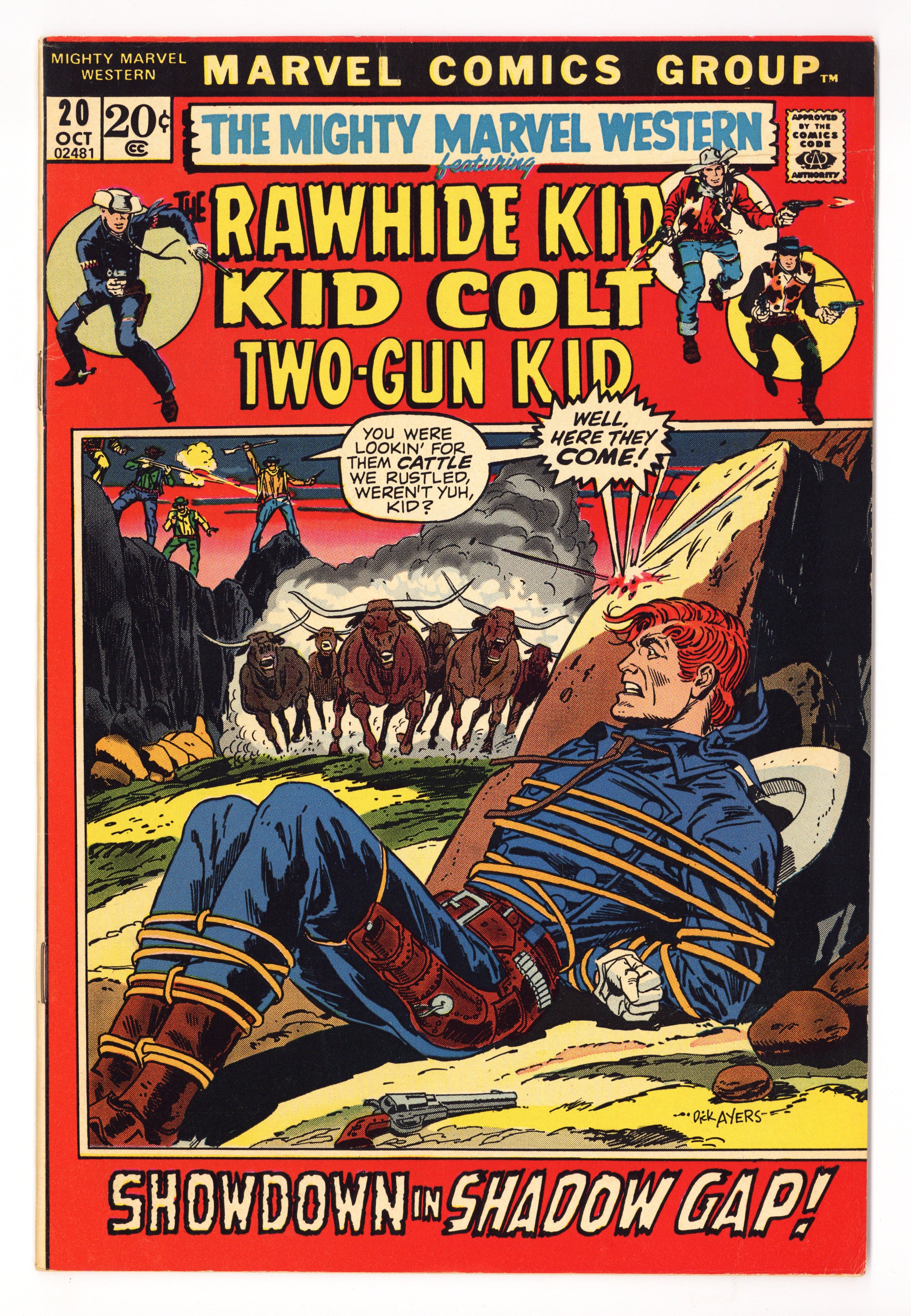 The Mighty Marvel Western 20 FN+ (6.5) (1972) 