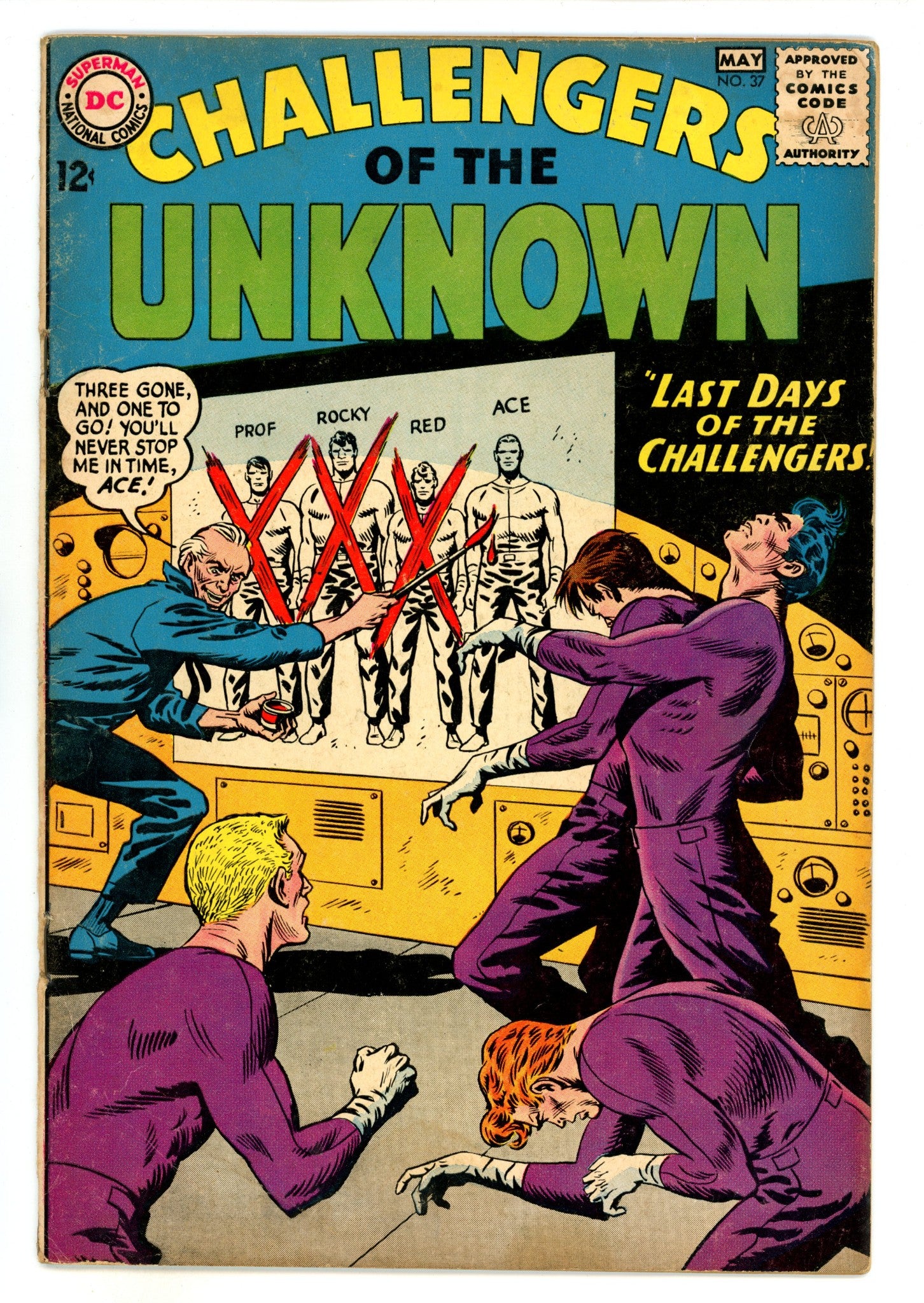Challengers of the Unknown Vol 1 37 VG+ (4.5) (1964) 