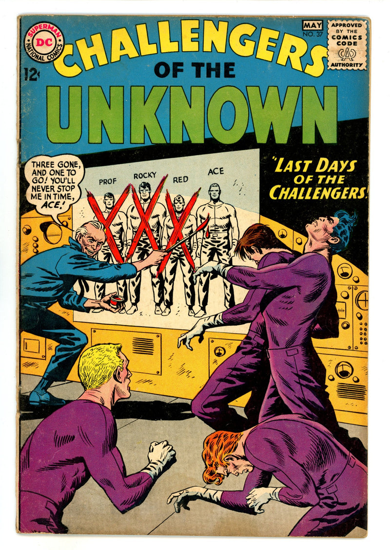 Challengers of the Unknown Vol 1 37 VG+ (4.5) (1964) 