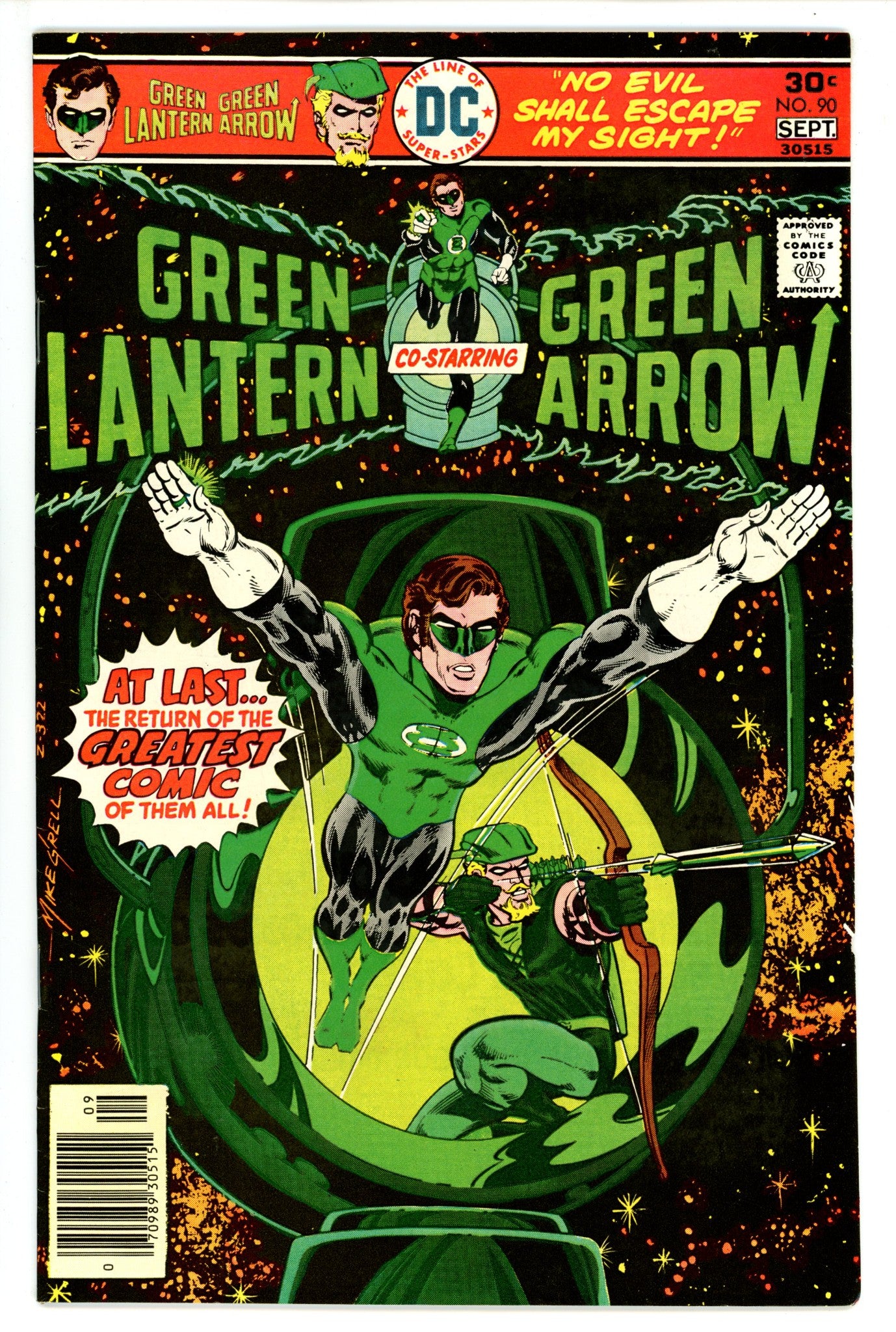 Green Lantern Vol 2 90 VF- (1976)