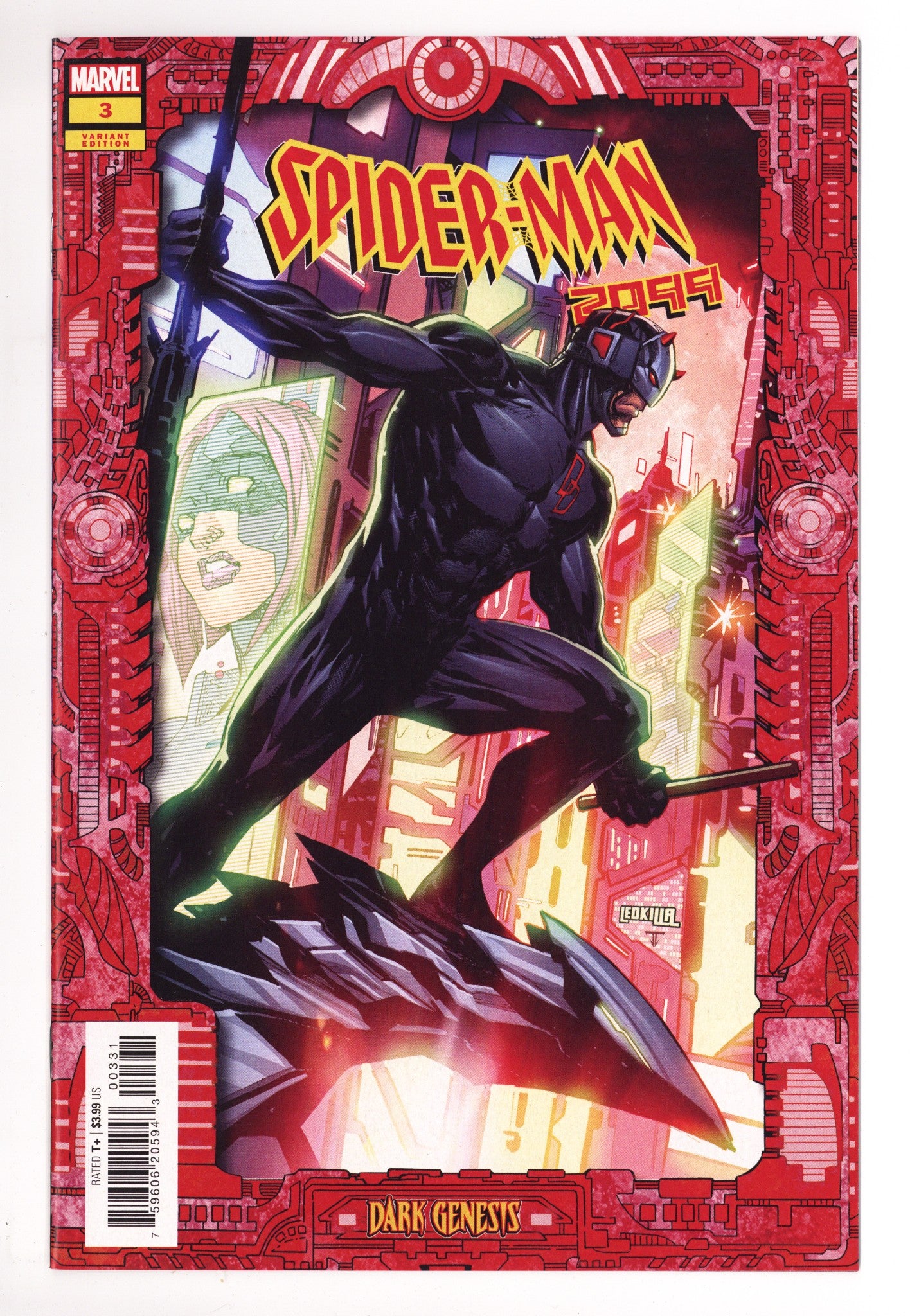 Spider-Man 2099: Dark Genesis 3 (95) High Grade (2023) Lashley Variant 