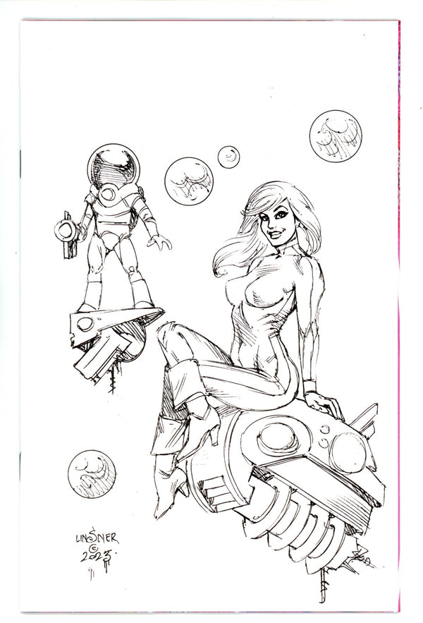 Barbarella Vol 3 3 Linsner B&W Virgin Incentive Variant NM- (2025)