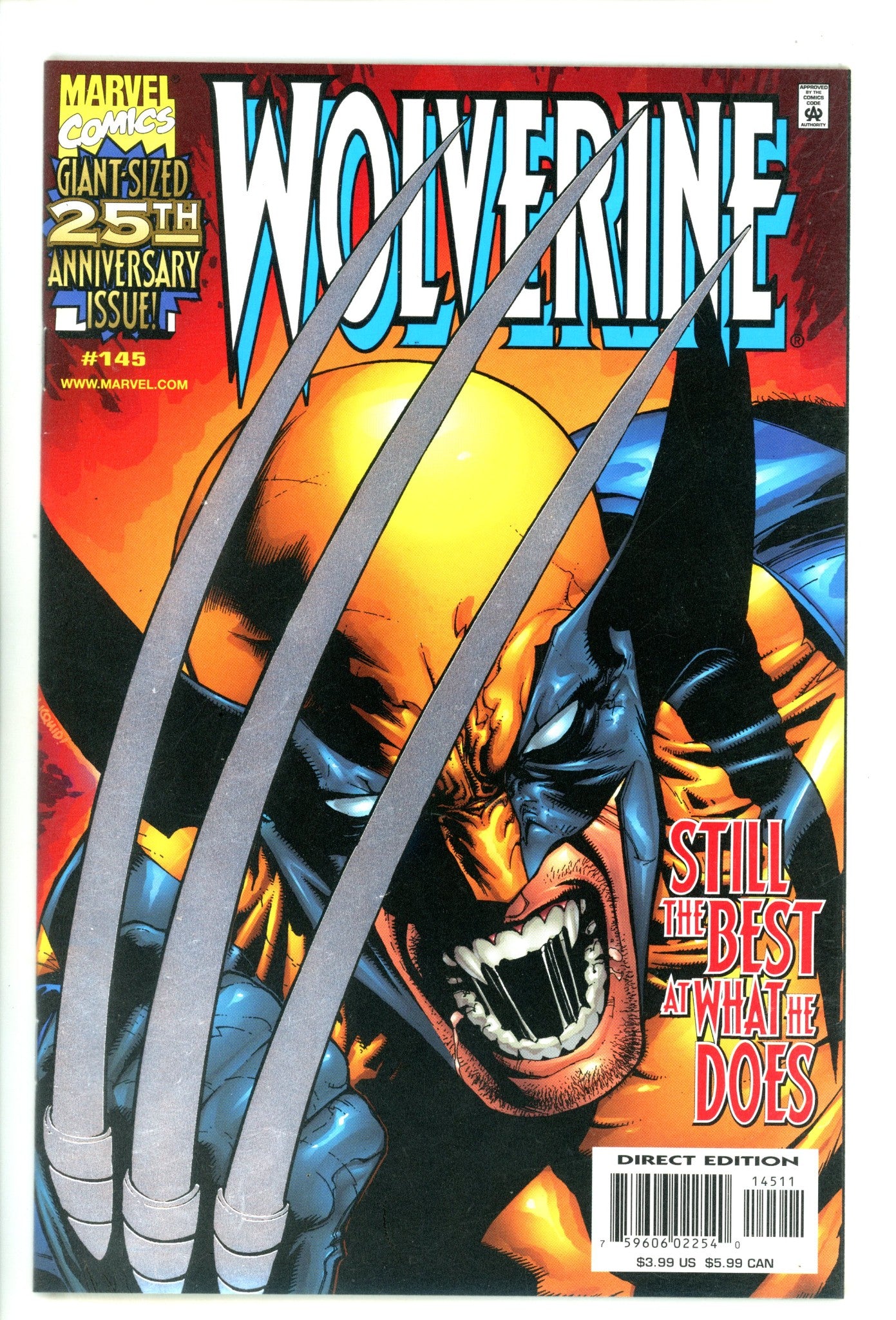 Wolverine Vol 2 145 VF/NM (9.0) (1999) Foil 