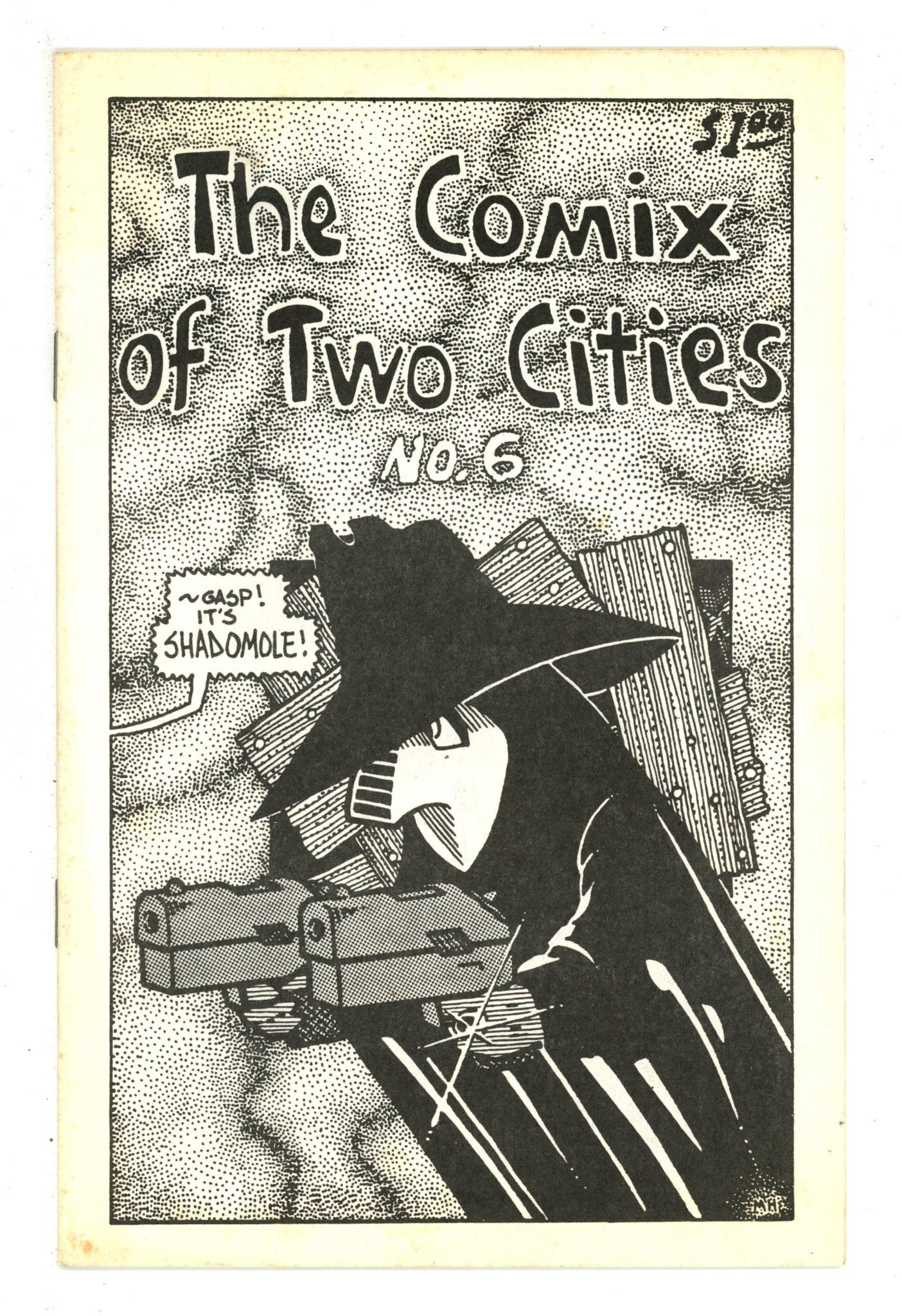 The Comix of Two Cities 6 FN+ (6.5) (1986) Signed x1 1st Page Matt Howarth 