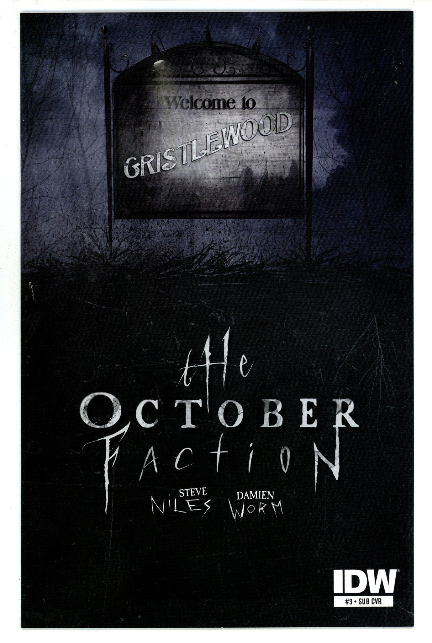 The October Faction 3 High Grade (2014) Worm Variant 
