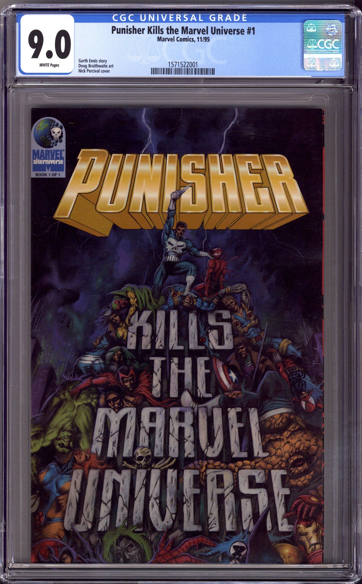 Punisher Kills the Marvel Universe 1 CGC 9.0 (VF/NM) (1995) 