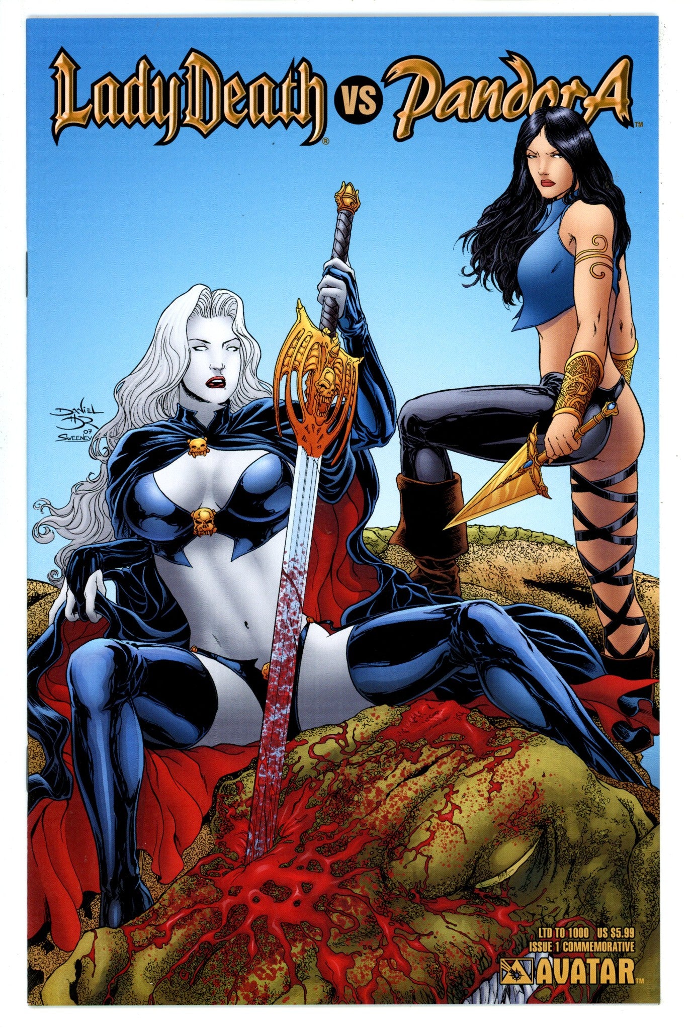 Lady Death vs Pandora 1 High Grade (2007) HDR Variant 
