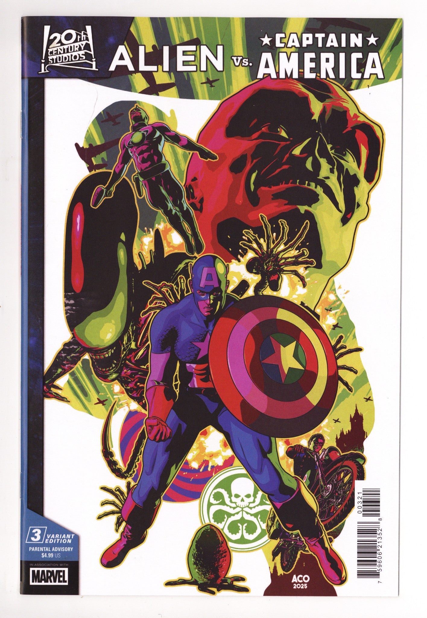 Alien Vs. Captain America  3 Aco  Variant   (2026)
