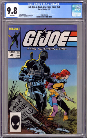 G.I. Joe, A Real American Hero 63 CGC 9.8 (NM/M) (1987)