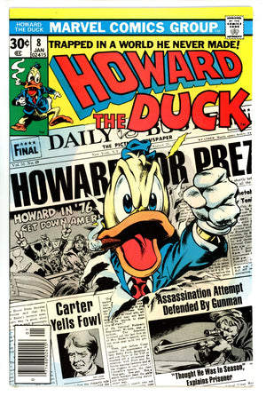 Howard the Duck Vol 1 8 VF+ (1977)