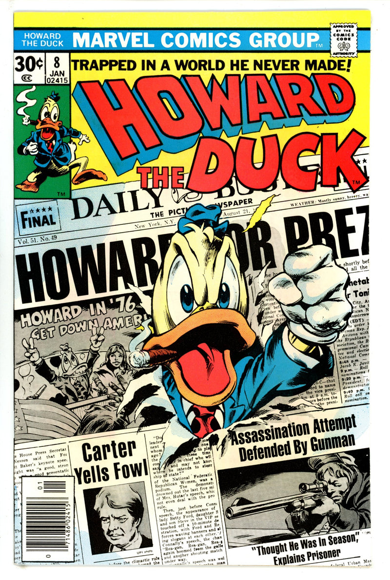 Howard the Duck Vol 1 8 VF+ (1977)