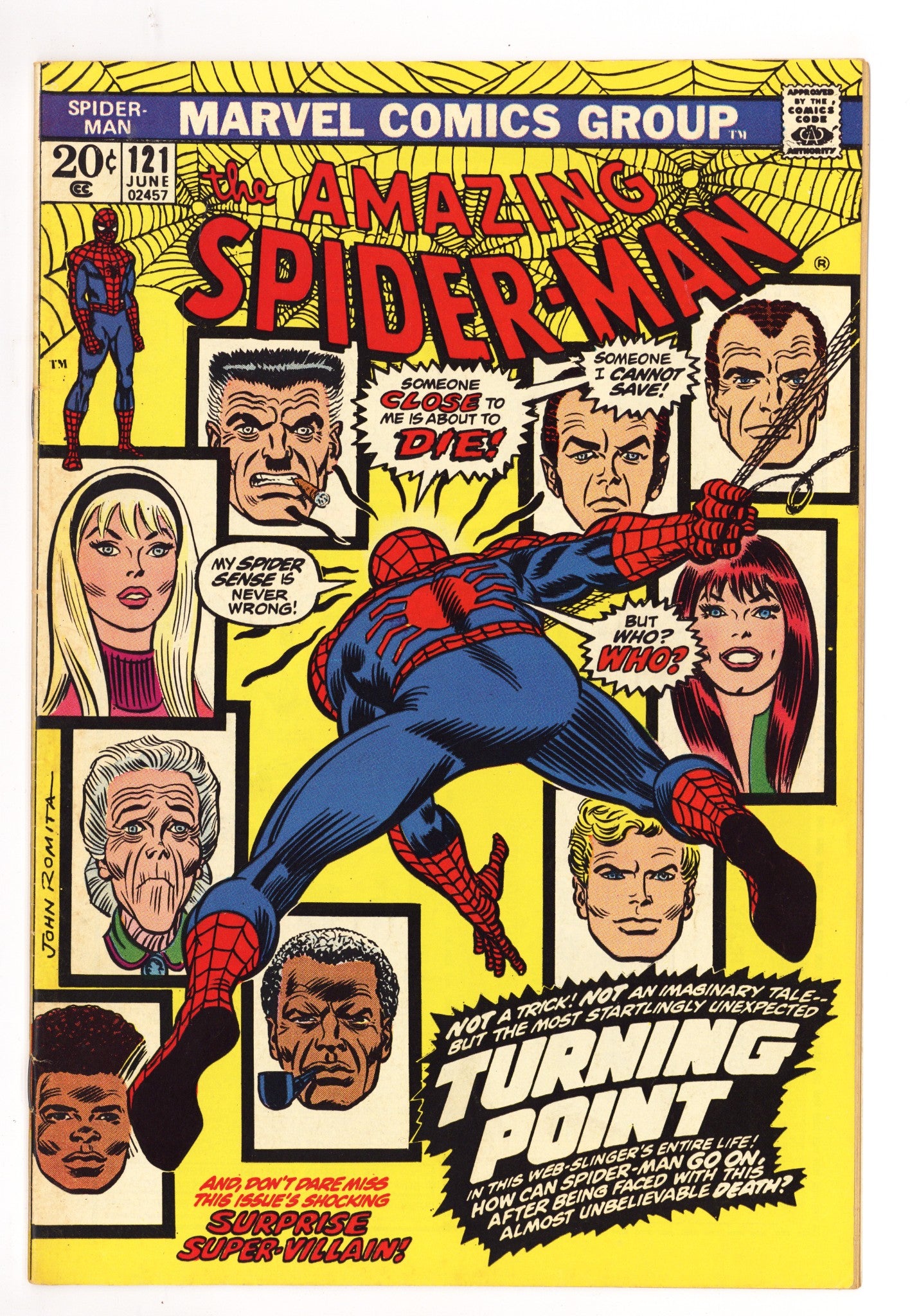 The Amazing Spider-Man Vol 1 121  FN+ (6.5)   (1973)        