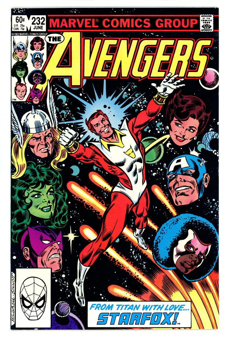 The Avengers Vol 1 232 VF+ (8.5) (1983) 