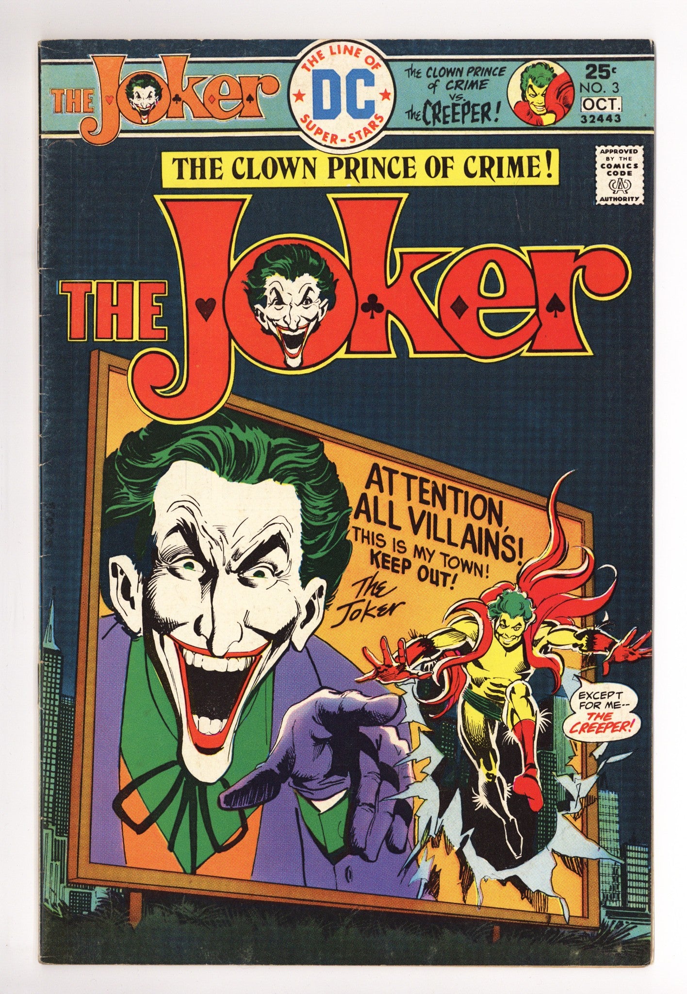 The Joker Vol 1 3 VG+ (4.5) (1975) 
