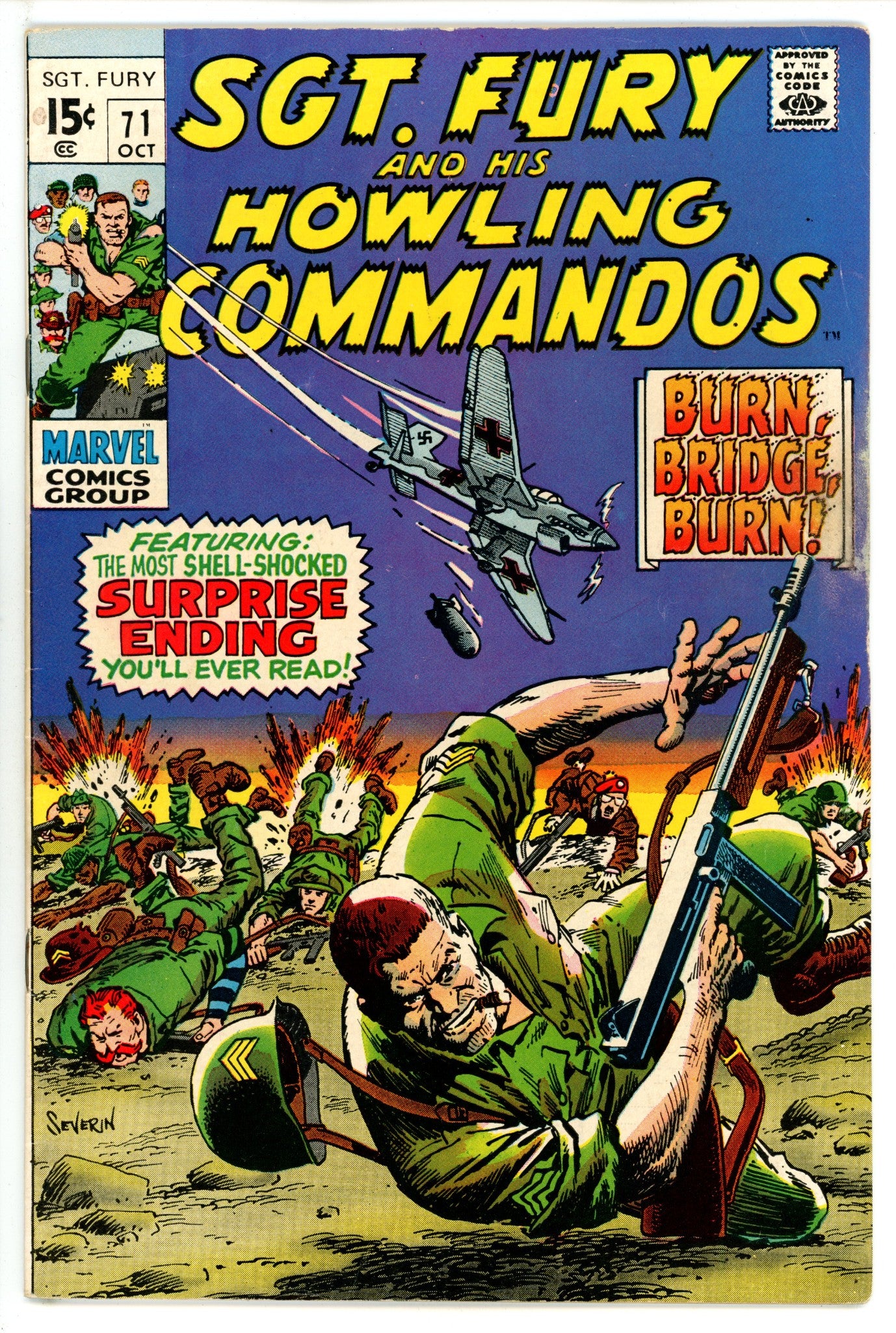 Sgt. Fury 71 VG+ (4.5) (1969) 