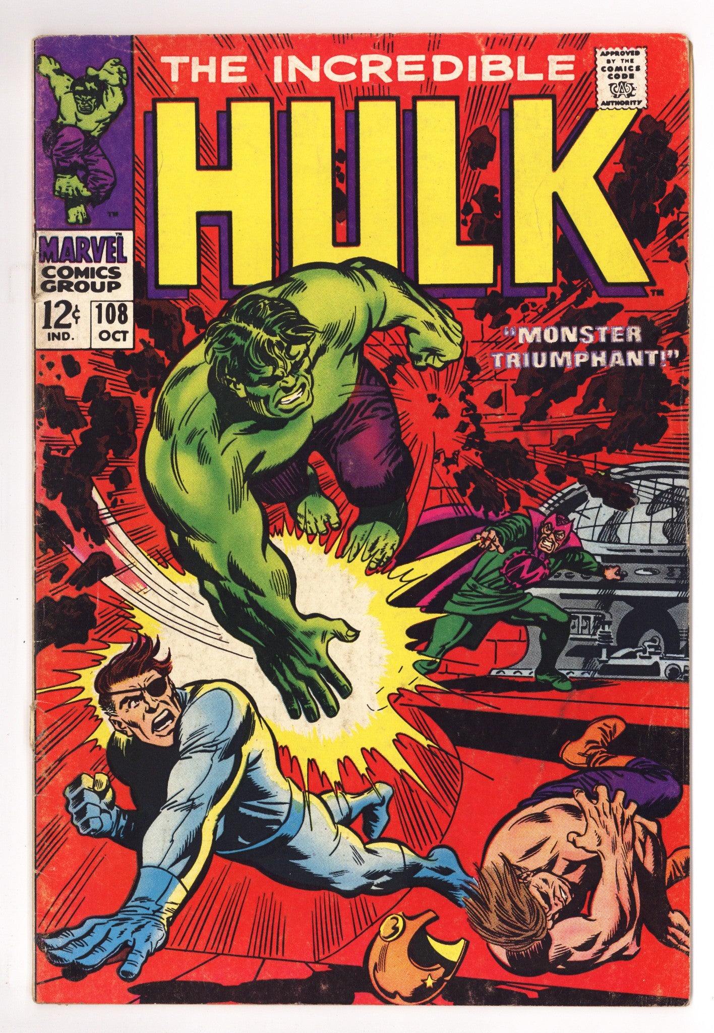 The Incredible Hulk Vol 1 108 GD/VG (3.0) (1968) 