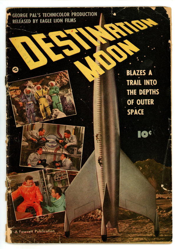 Destination Moon [nn] Cover Detached (1950) Canadian Edition