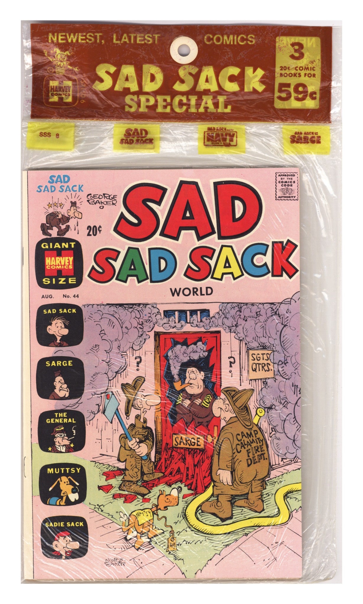 Sad Sack Special 3 Pack SSS-8 New, Sealed (1973) 
