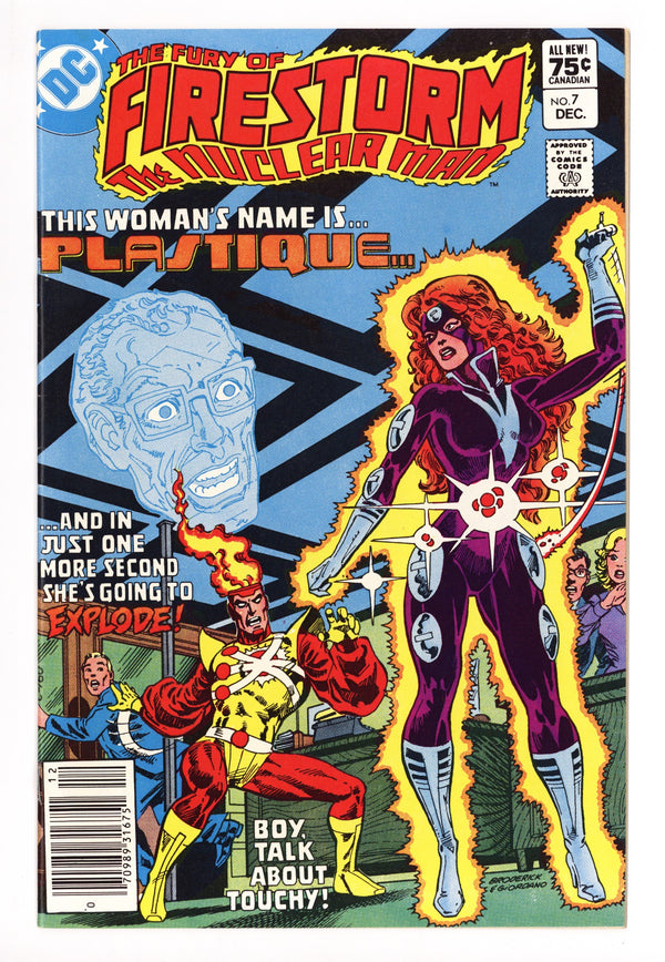 The Fury of Firestorm Vol 2 7 VF (8.0) (1982) Canadian Price Variant
