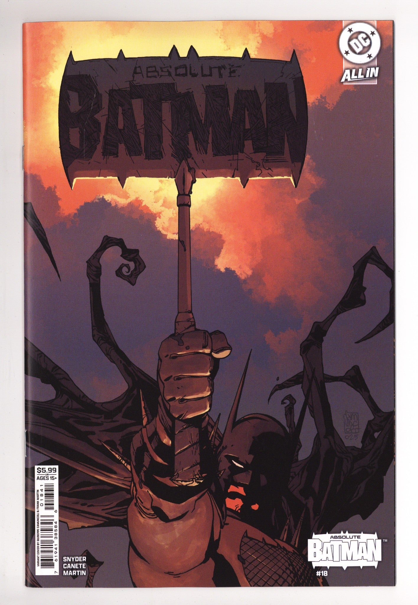 Absolute Batman 18 Camuncoli Variant (2026)