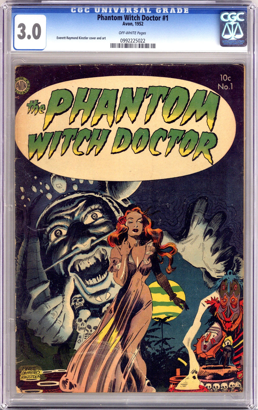 Phantom Witch Doctor 1 CGC 3.0 (GD/VG) (1952) 