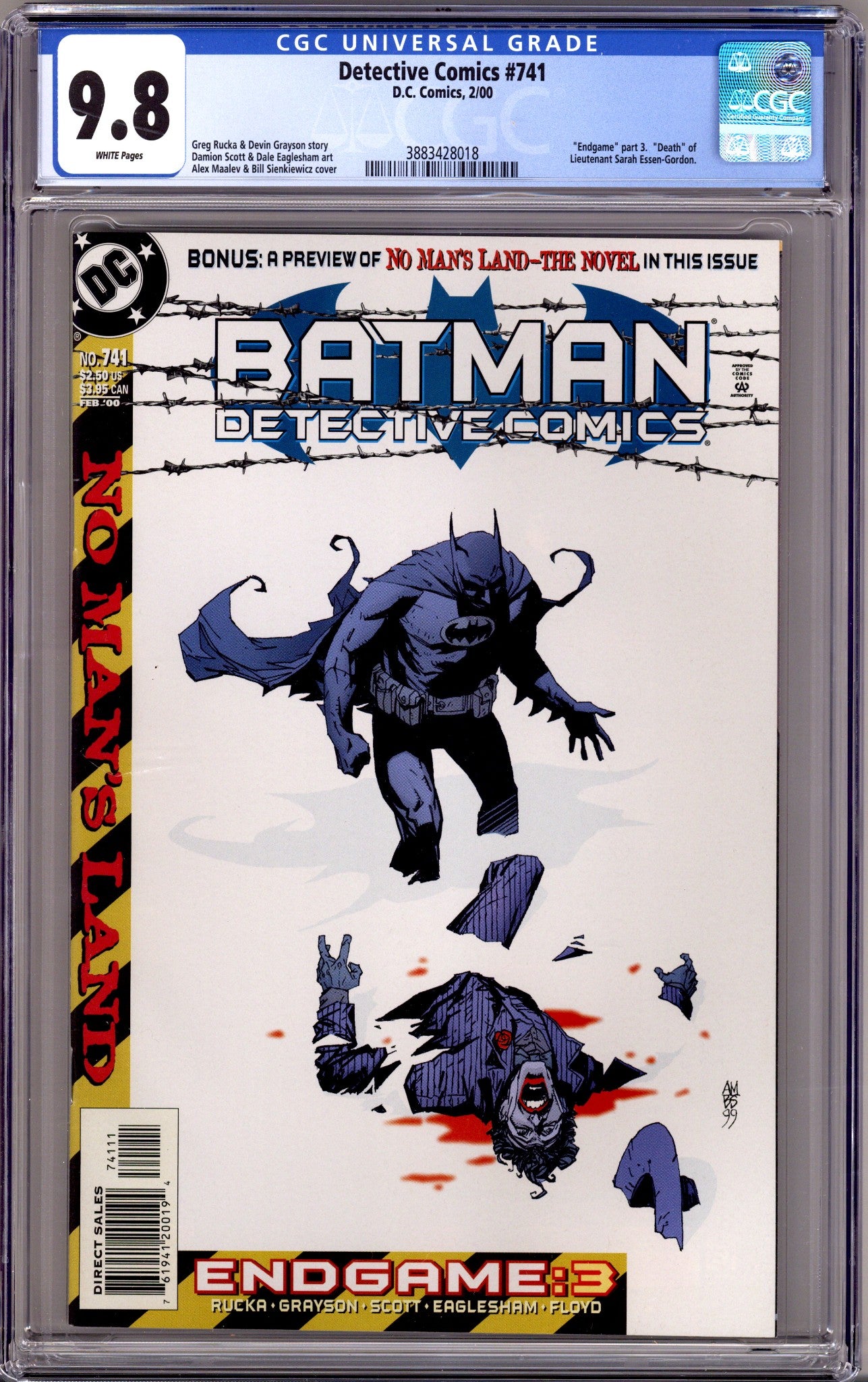 Detective Comics Vol 1 741 CGC 9.8 (NM/M) (2000) 
