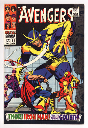 The Avengers Vol 1 51 VF- (7.5) (1968)
