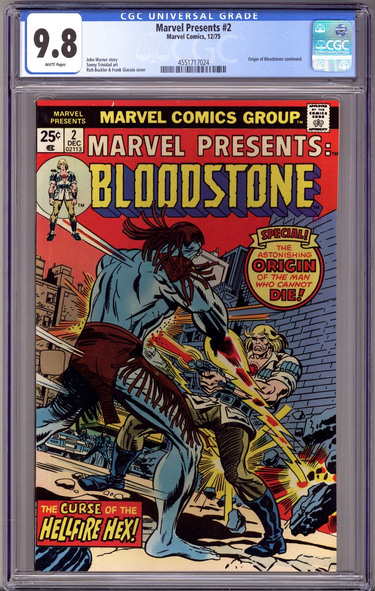 Marvel Presents 2 CGC 9.8 (NM/M) (1975) 