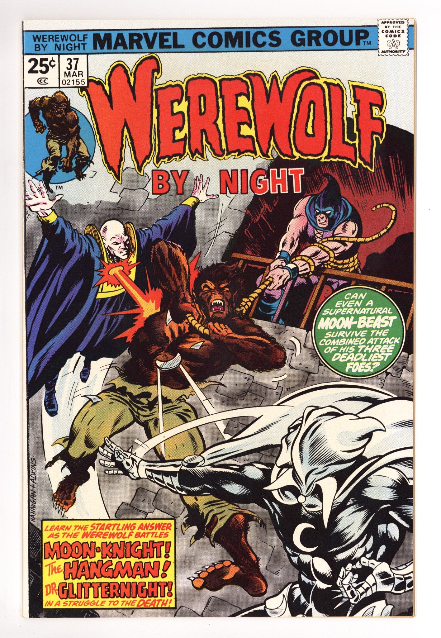 Werewolf by Night Vol 1 37 VF+ (8.5) (1976) 
