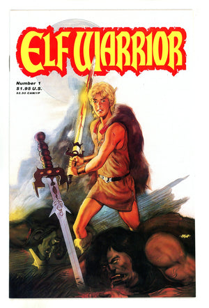 Elf Warrior 1 Mid Grade (1987) Signed x1 1st Page Peter Hisu