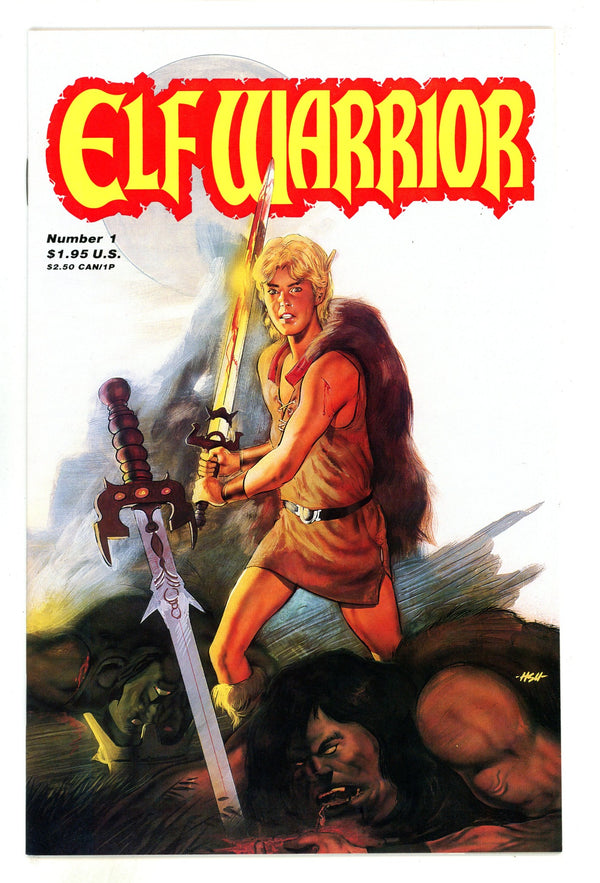 Elf Warrior 1 Mid Grade (1987) Signed x1 1st Page Peter Hisu