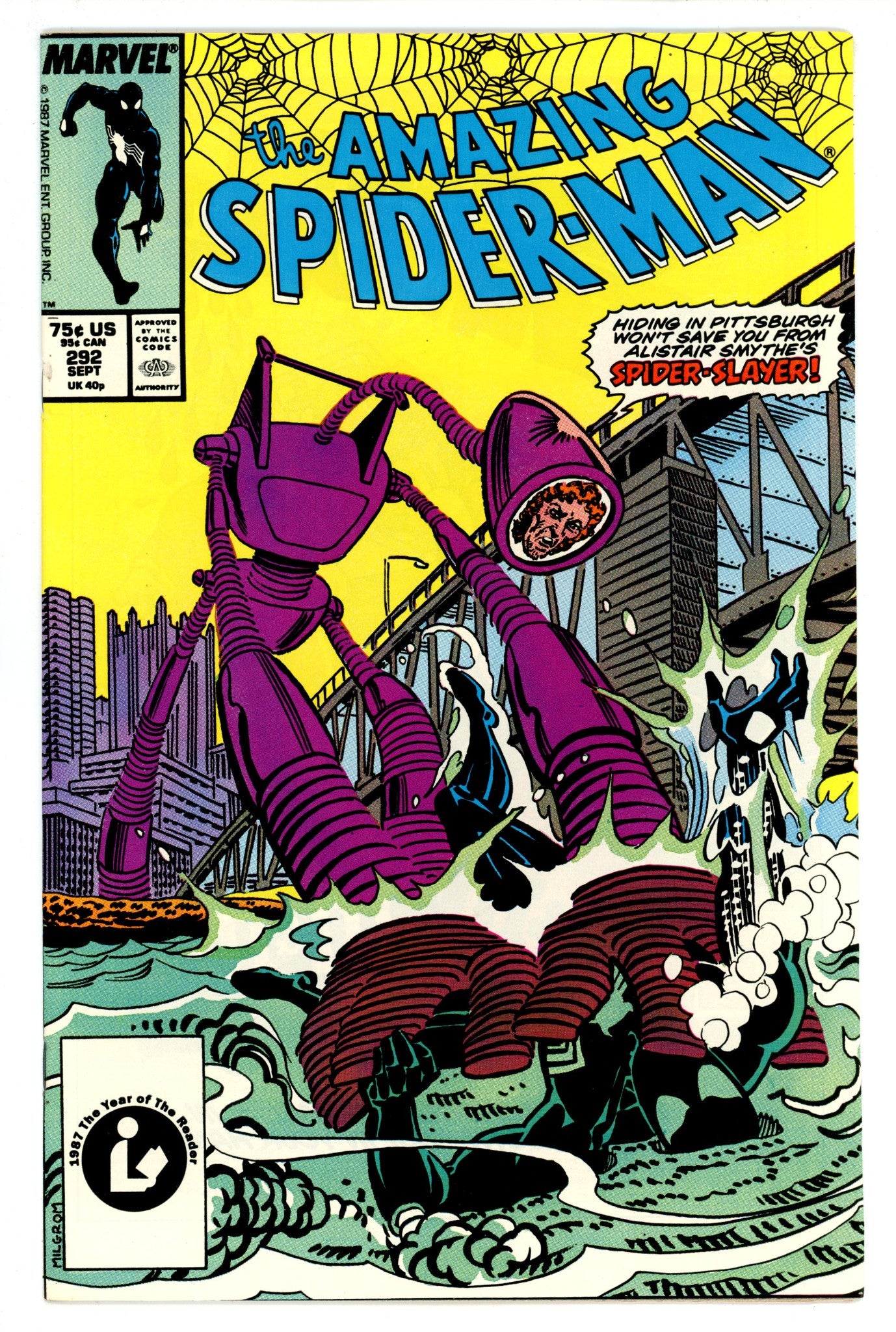 The Amazing Spider-Man Vol 1 292 VF- (7.5) (1987) 