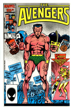 The Avengers Vol 1 270 High Grade (1986)