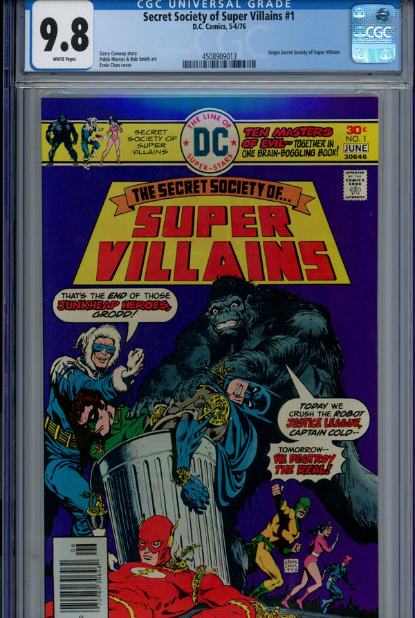 Secret Society of Super-Villains 1 CGC 9.8 (NM/M) (1976)