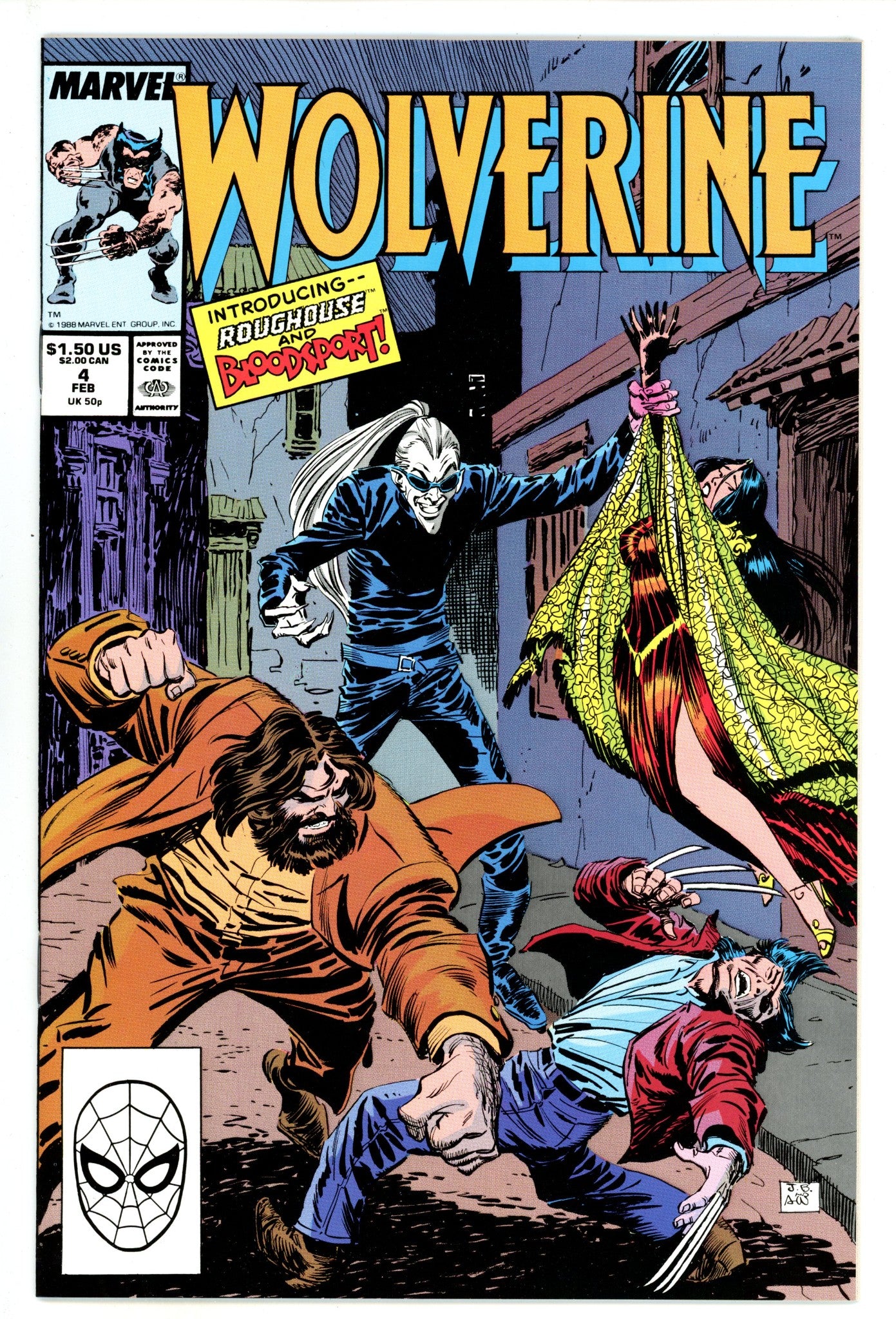 Wolverine Vol 2 4 VF/NM (9.0) (1989) 