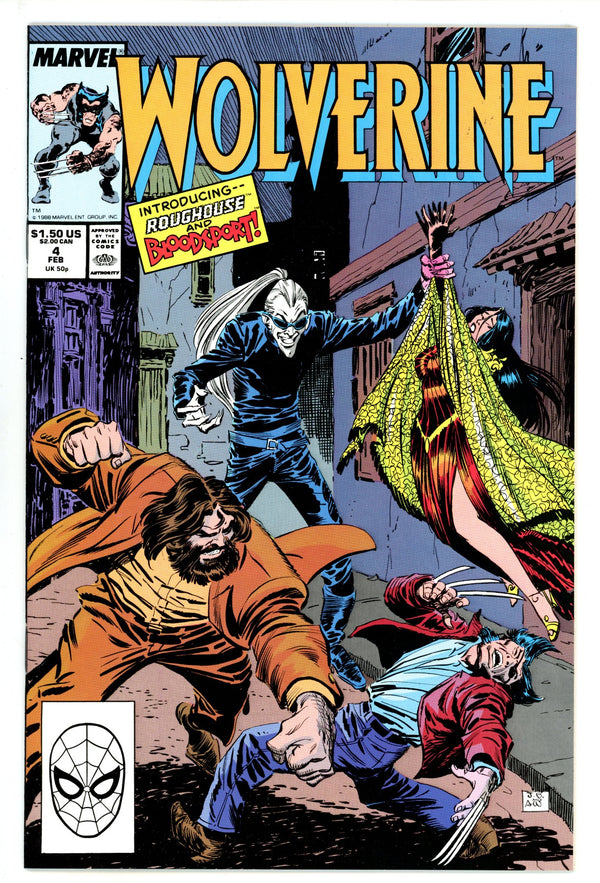 Wolverine Vol 2 4 VF/NM (9.0) (1989)