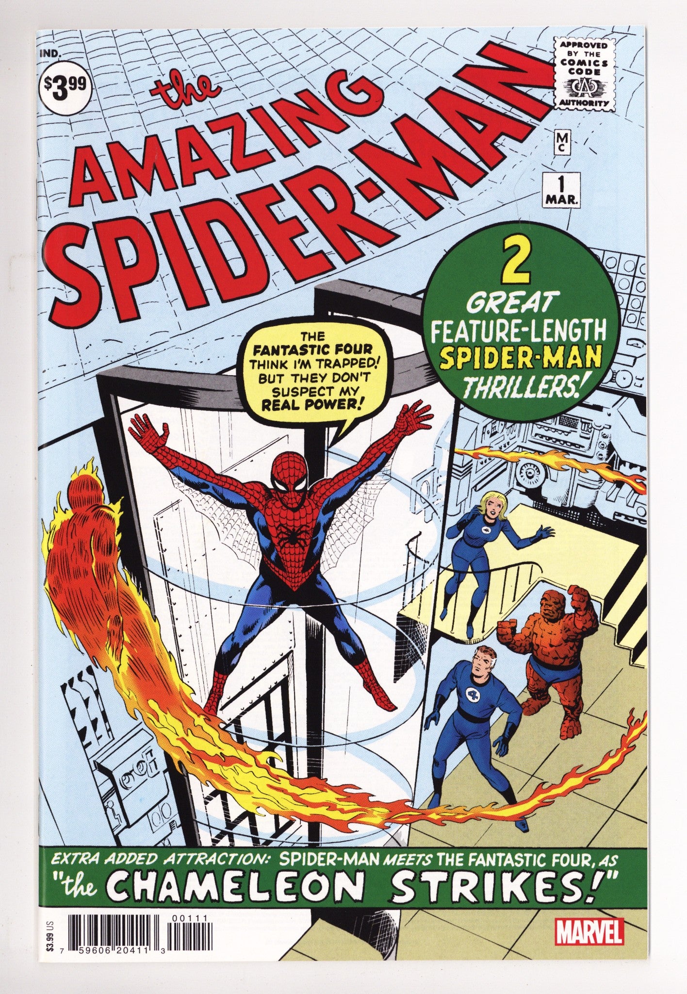 Amazing Spider-Man No. 1 Facsimile Edition [nn] High Grade (2022) 